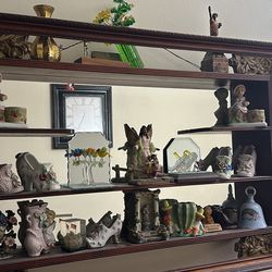Figurines & Mirror Shelf $65