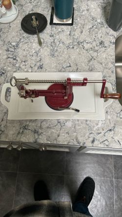 Apple Peeler And Serving Plate