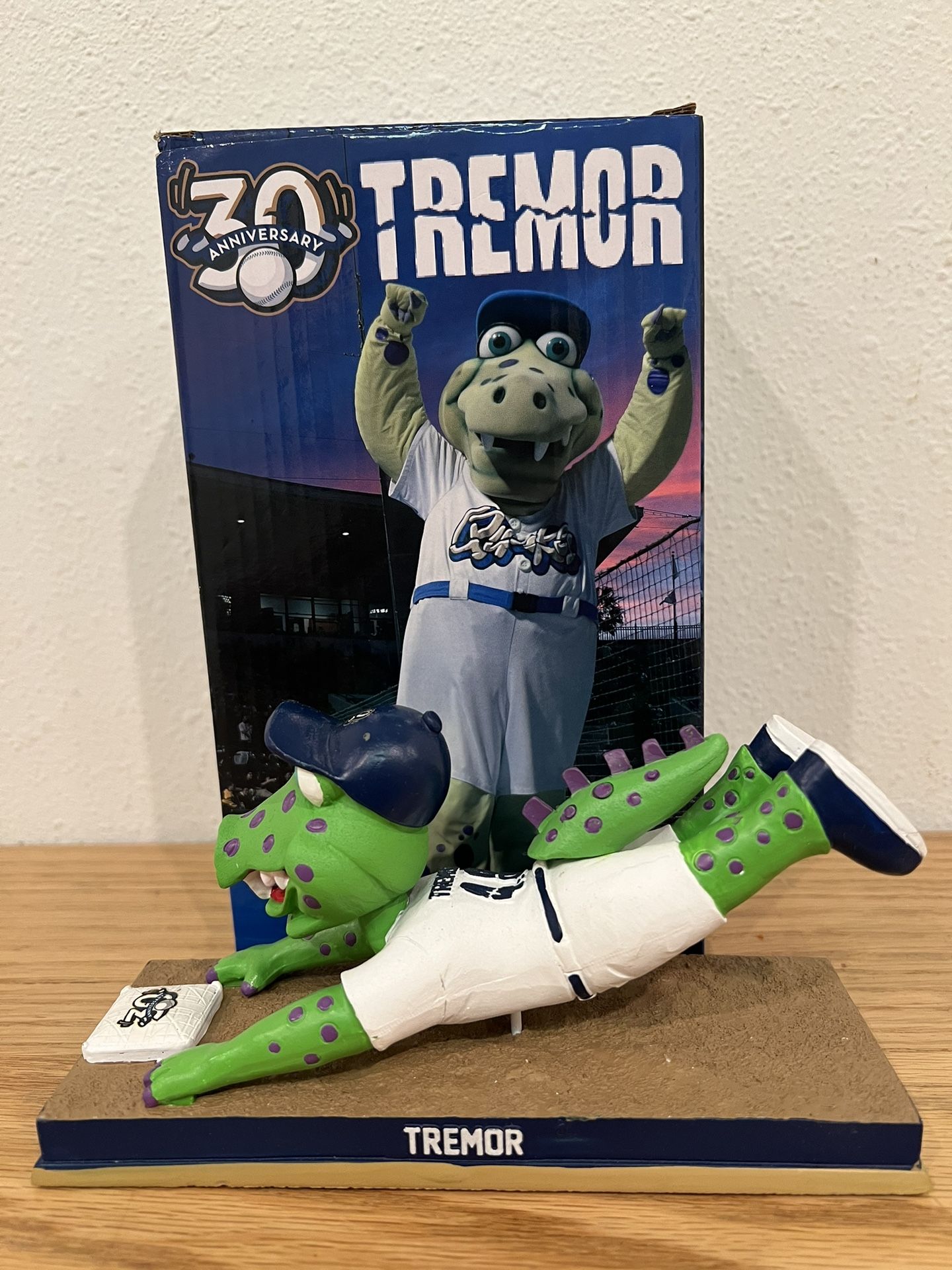 Rancho Cucamonga Quakes Tremor Slide 30th Anniversary Bobblehead