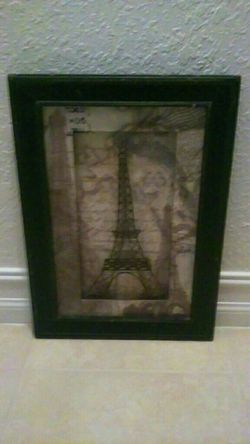 Paris picture frame
