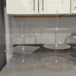 Acrylic Display Stands / Risers Set (2 Pieces)