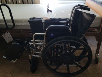 Wheel chair extra wide