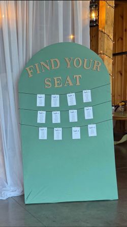 Wedding Table Seating Chart
