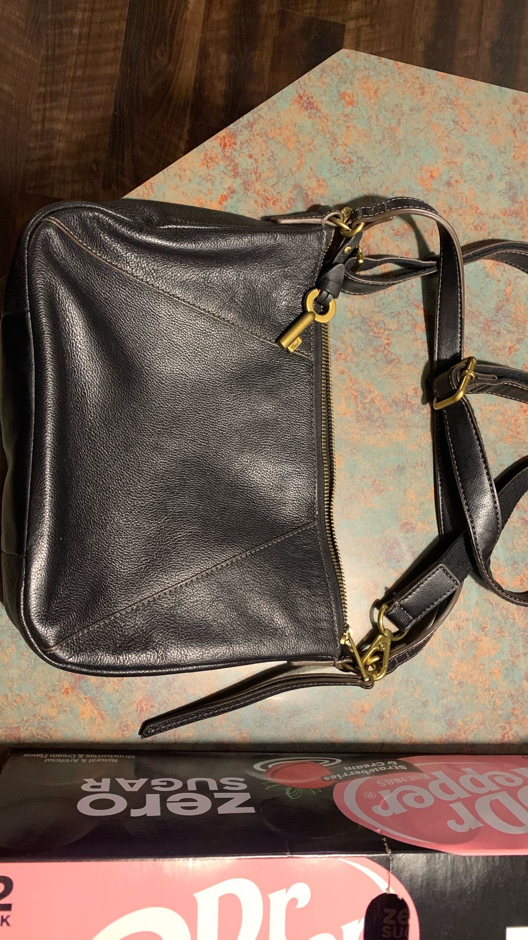 Black Fossil Bag