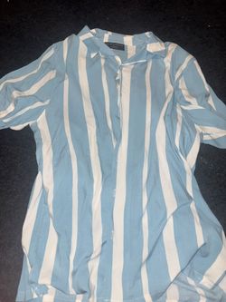 Large collar shirt