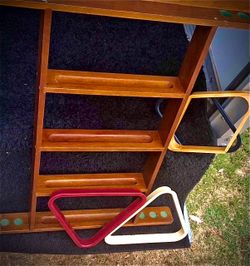 Billiard Game Room Bundle - Wall Cue Rack, 4 Ball Racks +(FREE Cues)