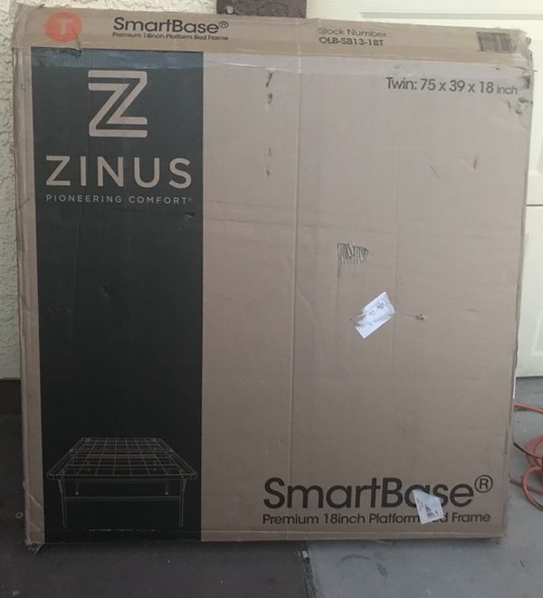 Zinus 18 Inch Premium Smartbase Mattress Foundation 4 Extra Inches Zinus 18 Inch Premium Smartbase Mattress Foundation 4 Extra Inches High For Under Bed Storage Platform Frame Box Spring Replacement Stron