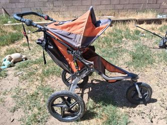 2nd Generation Orange/Gray Bob Jogging Stroller