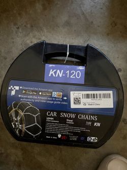 KN-120 Car Snow Chains / Tire Chains – $20