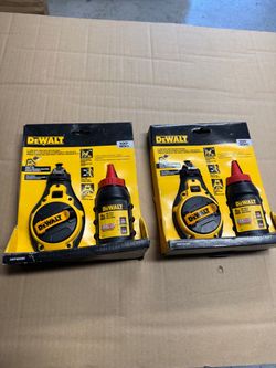 DeWalt 100 ft. Chalk Line Reel Kit with Red Chalk