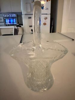 Easter glass basket