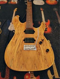 Sawtooth Spalted Maple Superstrat