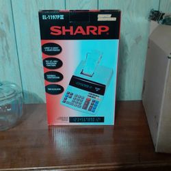  Heavy  Duty Sharp 2 Color Electronic Calculator 