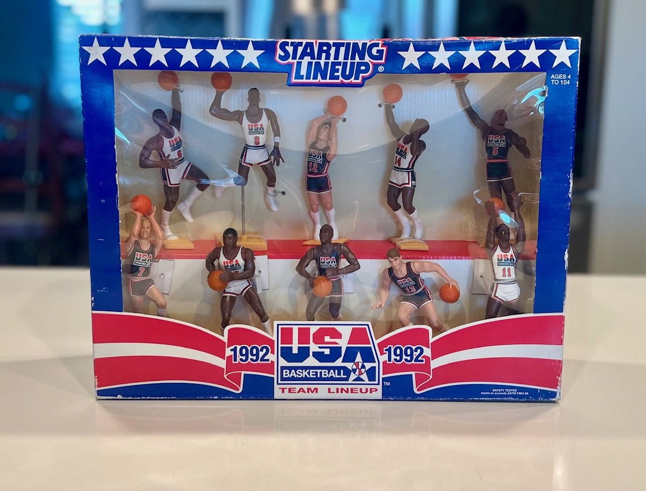 1992 Vintage Dream Team Starting Lineup USA Basketball Olympic Box Set