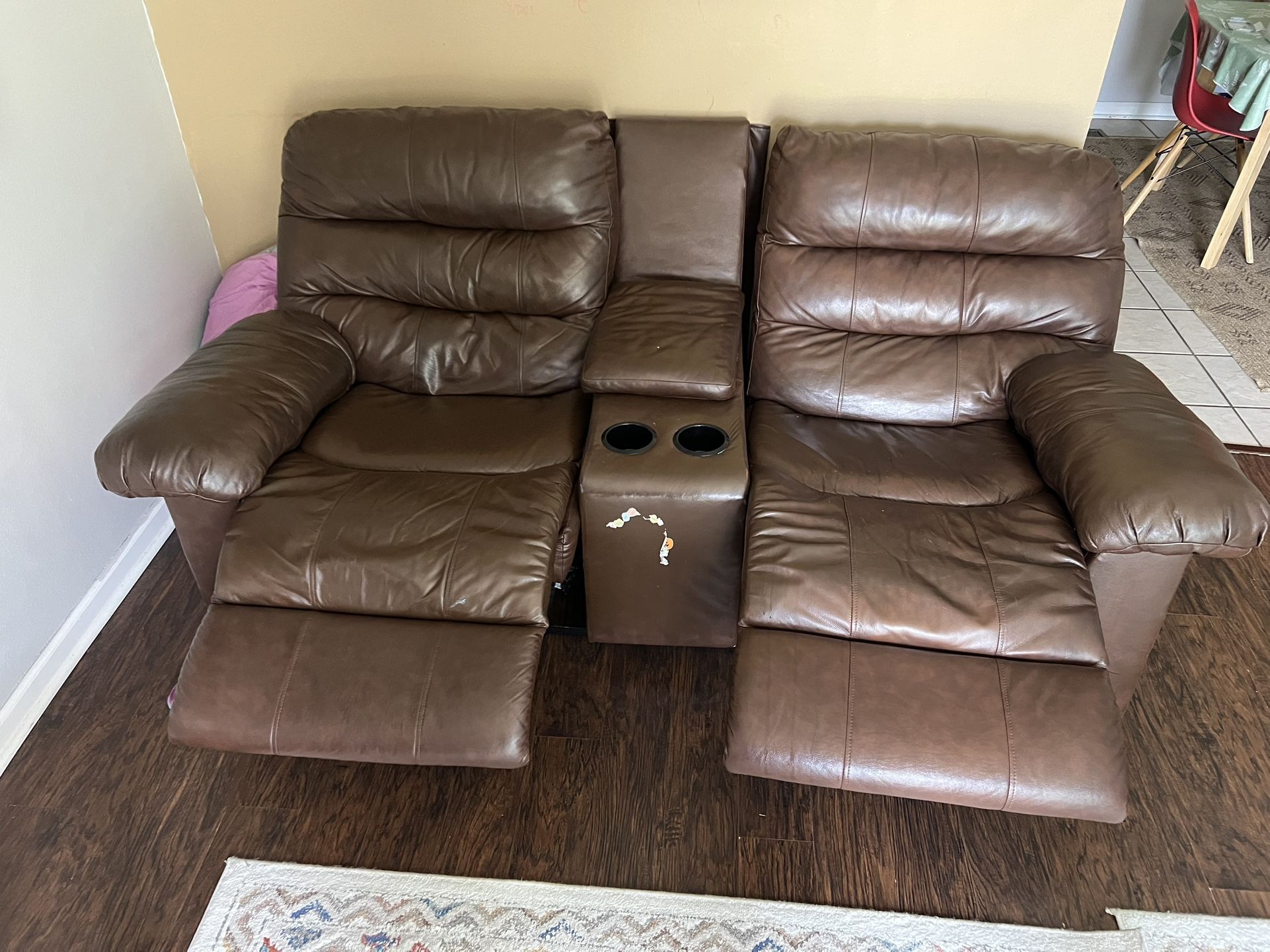 Leather Tv Couch Sofa