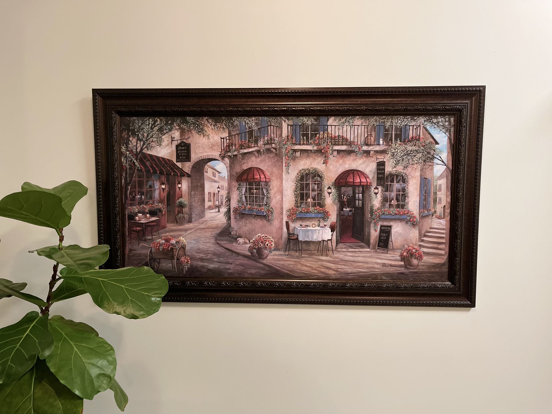 Italian cafe Wall art