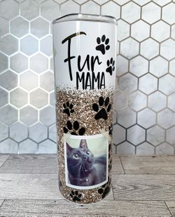 Personalized Pet Pictures Skinny 20oz Tumbler 