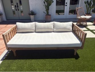 Outdoor Low Profile Wood Sofa
