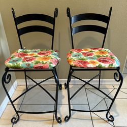 Wrought Iron Bar Stools