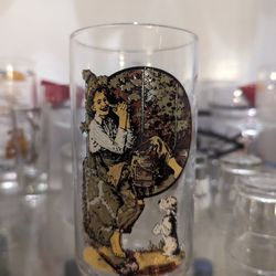 Vintage 1979 Collectible Coca-Cola Norman Rockwell Drinking Glass 16.Oz