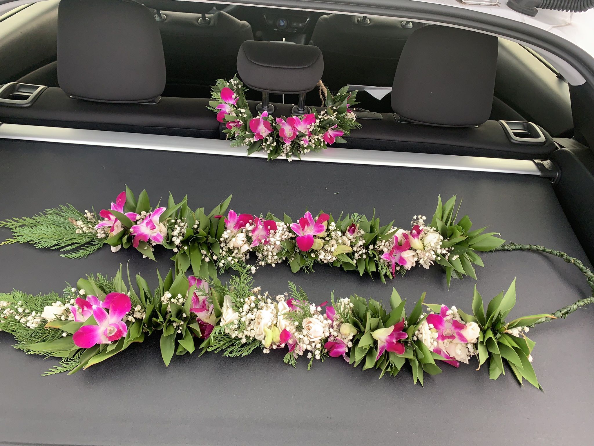 Hand Made Special Hawaiian Lei With Head Crown