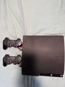 Ps3 Slim Console with 2 Controllers and power cord