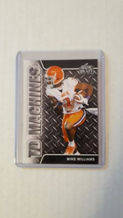2017 Leaf Draft Mike William's RC.