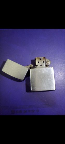 Zippo lighter silver