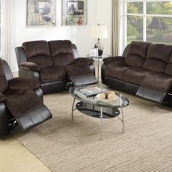 Sofa, Love Seat + Chair