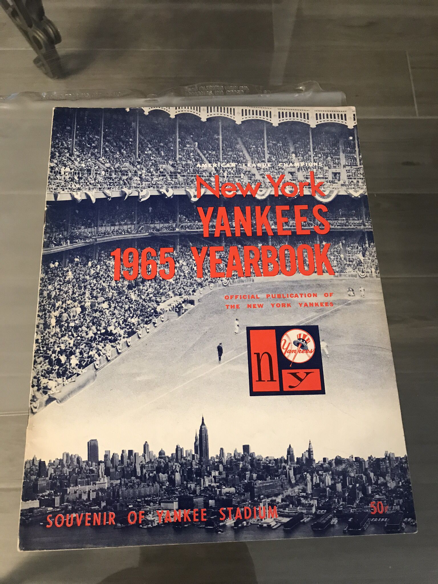 1965 New York Yankees Yearbook Official 
