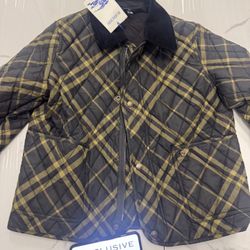 Green Burberry Womens Jacket 
