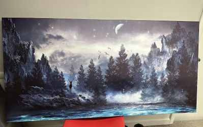 Wooded Star Sky Canvas Print