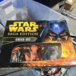 Vintage Star Wars Chess Set Collectible