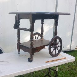 old fashioned tea cart