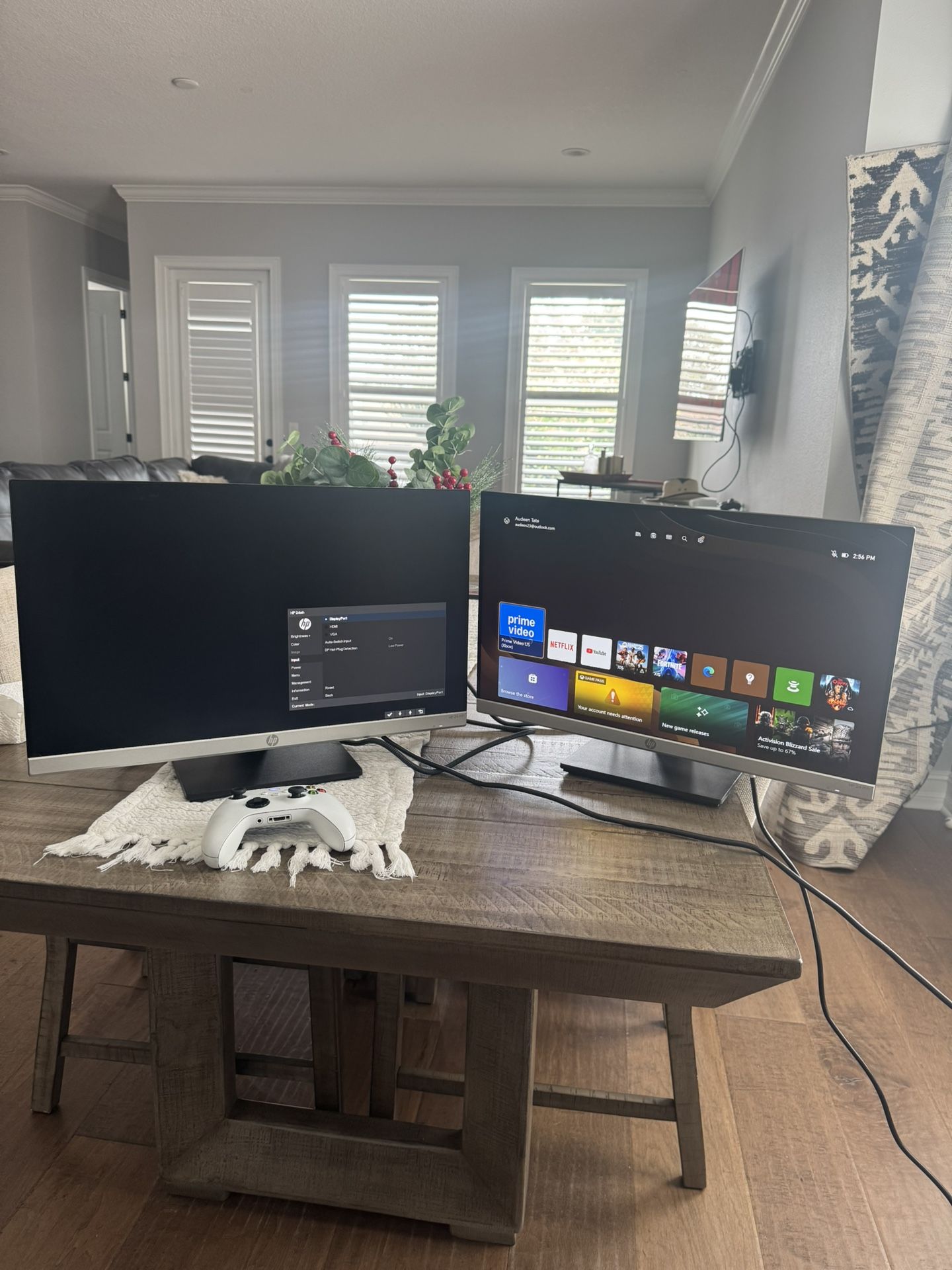 2 HP 24mh FHD Monitor’s
