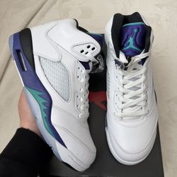 Grape Jordan 5’s 