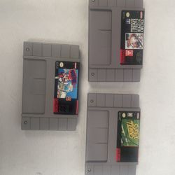 Assorted Nintendo SNES Games
