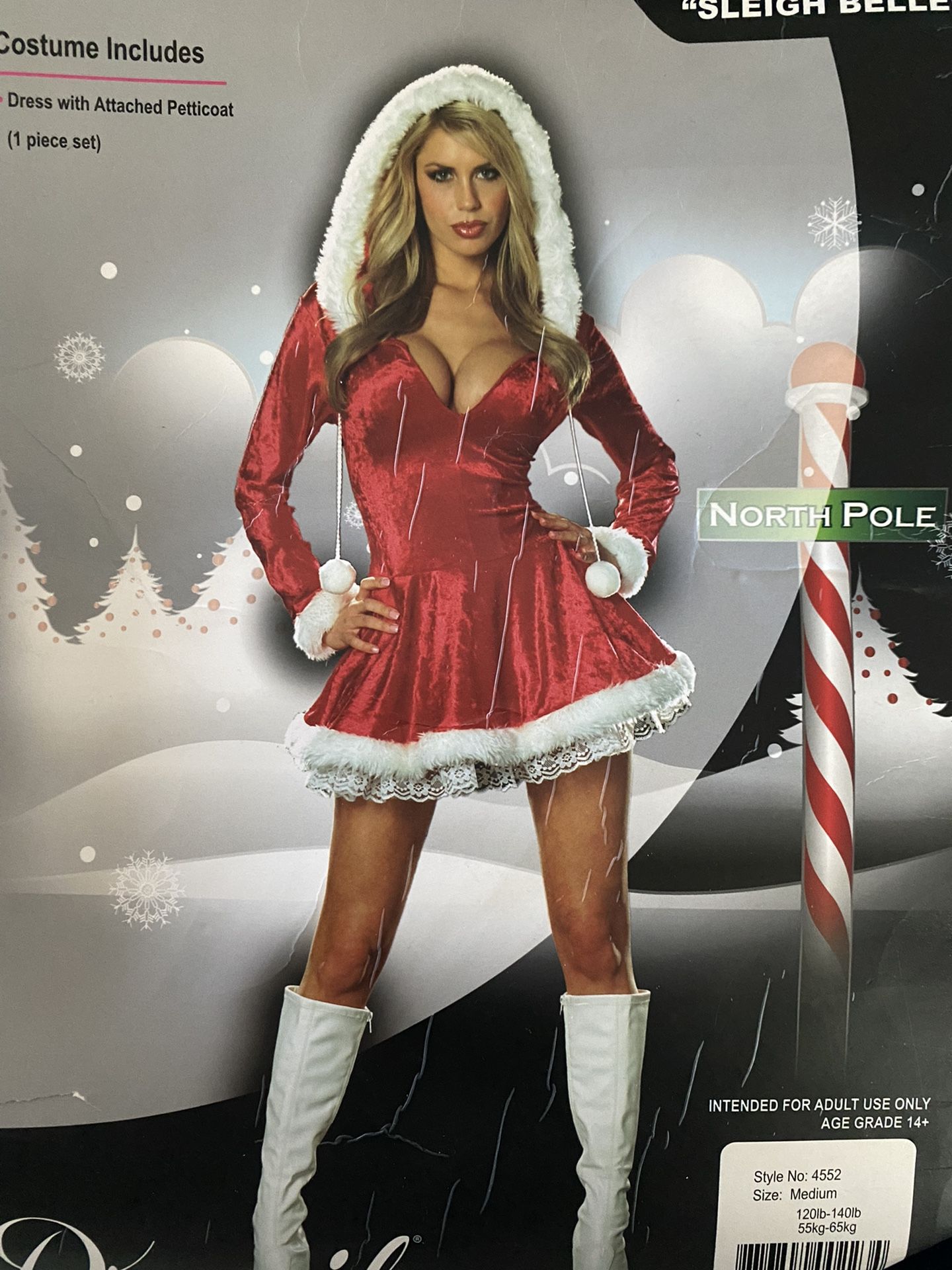 Santa Costume Dress Medium