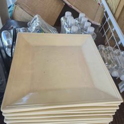 square dinnerware plates