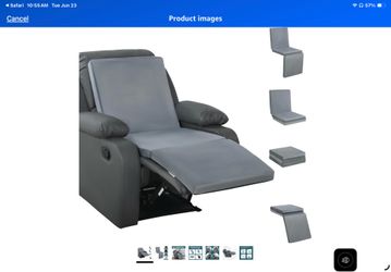 cushion   3-in-1 Recliner   New
