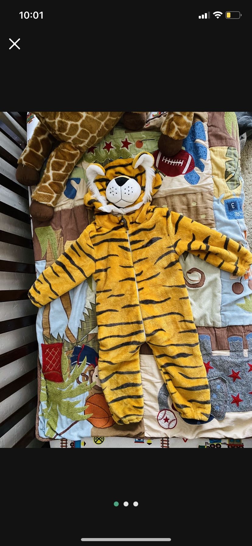 Infant Toddler Tiger Halloween Costume