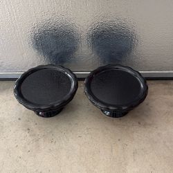 2 Black Ceramic Stands Good For Plants,party Decor Only $5 SW area 