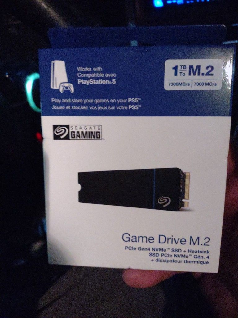 PS5 SEAGATE Game Drive 1TB Internal SSD PCIe GEN x4 NVMe