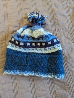 Fleece Lined Wool Hat Made In Nepal