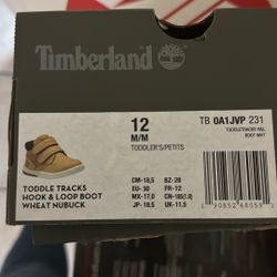 Used Timberland Toddler Boots Size 12kids 