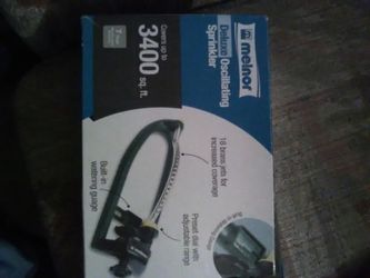 Melnore deluxe oscillating sprinkler