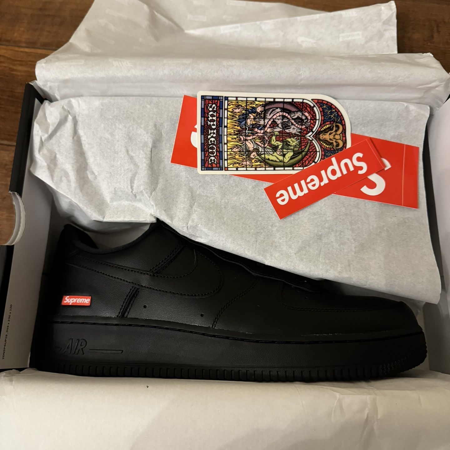 Supreme Airforce Black Size 12 