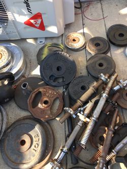 1” standard weights prices vary: lowest 1.5/lb weights