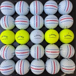 Golf balls chrome soft 3 track