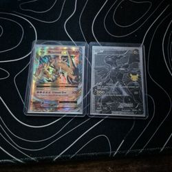 M Charizard Ex- Evolutions, Zekrom- 25th Aniversary 